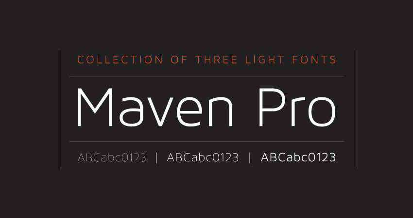 Sans Serif Free Font Designers Creatives Maven Modern