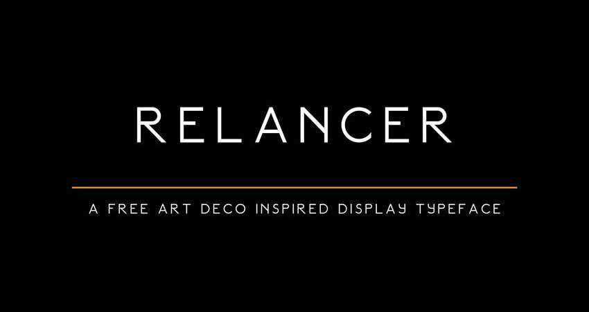 Sans Serif นักออกแบบฟอนต์ฟรี Creatives Relancer Display Typeface