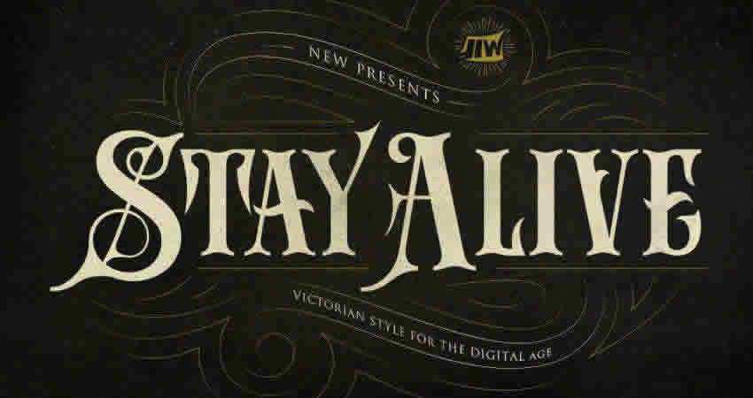 Serif Free Font Diseñadores Creativos Stay Alive Sans