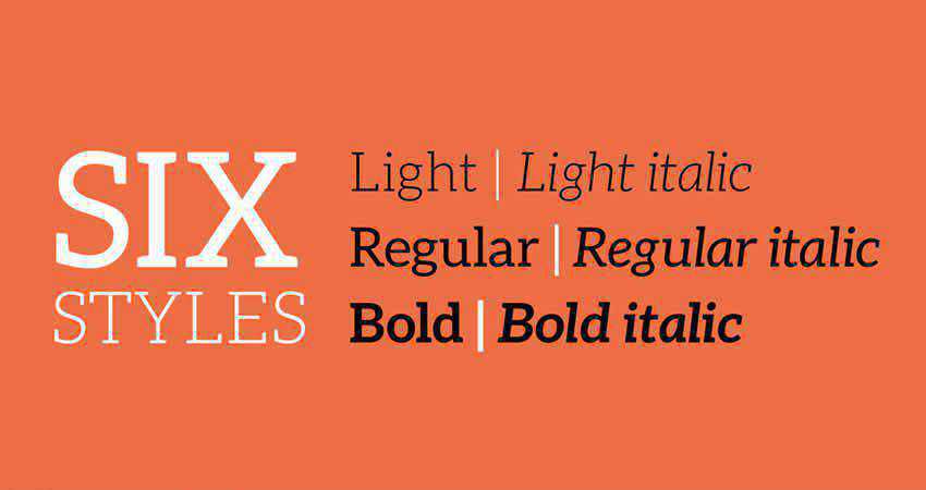 Slab Serif Free Font Designers تصميمات Aleo Slab Serif