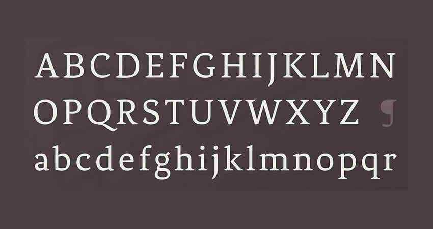 Serif Free Font Designers ครีเอทีฟโฆษณา Fenix ​​Regular Typeface