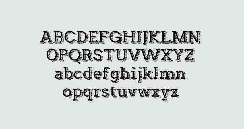 Slab Serif Free Font Diseñadores Creativos Airbag Slab Serif