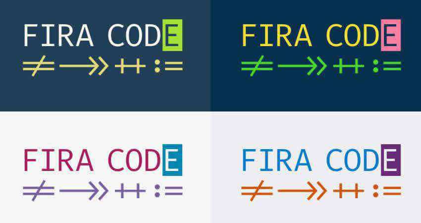 Monospaced Mono Free Font Designers ครีเอทีฟโฆษณา FiraCode