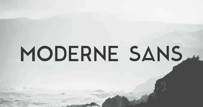 Sans Serif 免费字体设计师 Creatives Moderne Sans