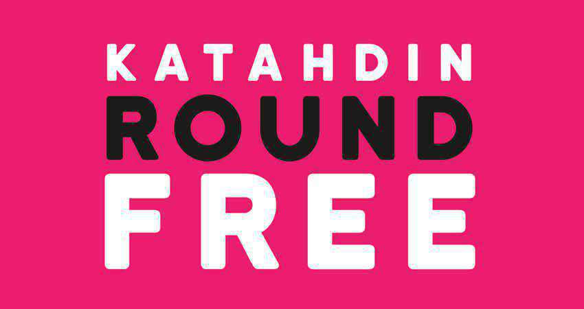 Sans Serif Free Font Diseñadores Creativos Katahdin Round