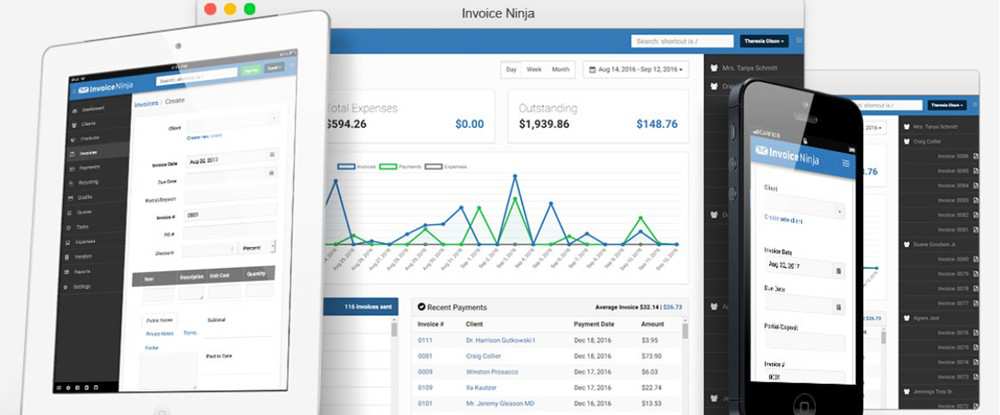 Invoice Ninja Aplikasi Manajemen Waktu Faktur Terbaik 2018