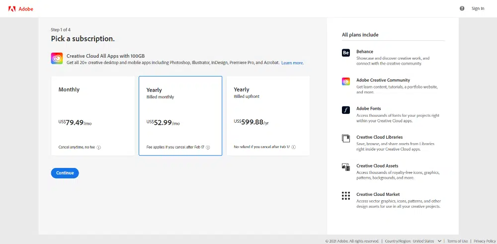 Creative Cloud สำหรับมือโปร