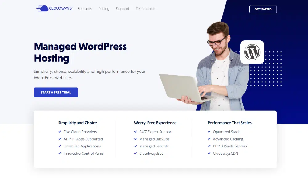 Cloudways - Meilleur fournisseur d'hébergement cloud pour WordPress