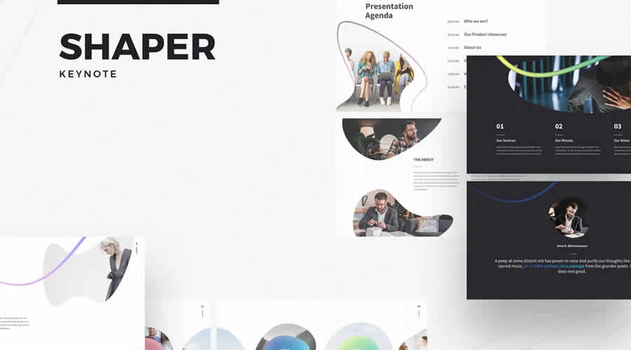 シェイパーの無料基調プレゼンテーション テンプレート