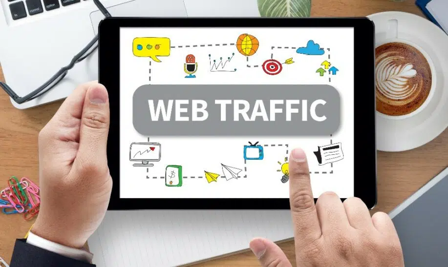 Traffico Web da un sito Web aziendale