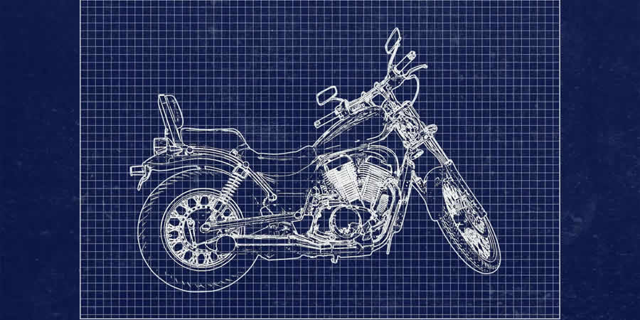 Gefälschter Blueprint Photoshop-Aktionssatz