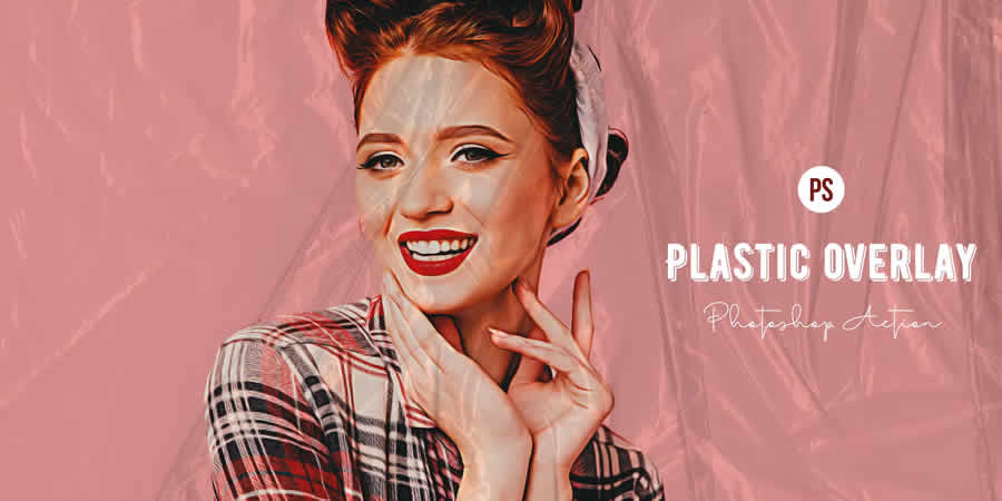 In Plastik verpacktes Overlay-Photoshop-Aktionsset