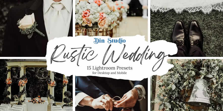 Ajustes preestablecidos de Lightroom para bodas rústicas