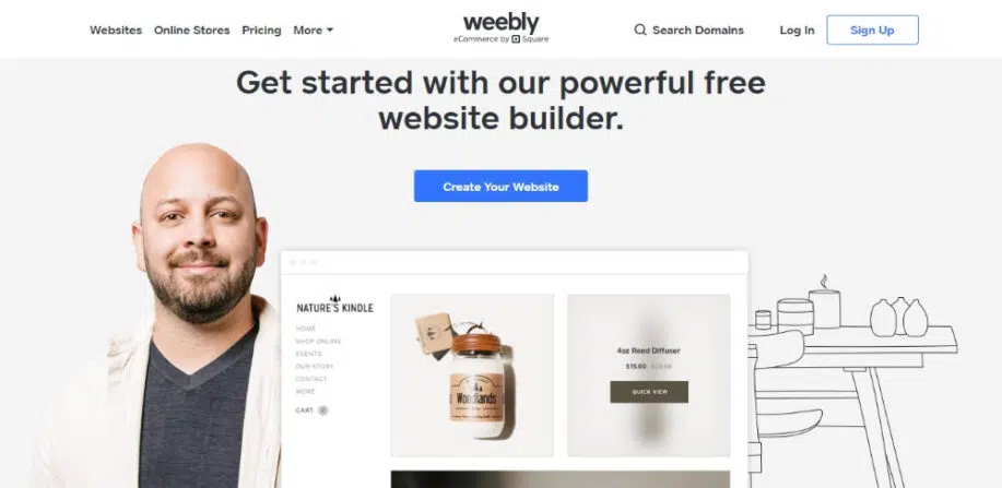 Die 10 besten Website-Baukästen für Entwickler: Weebly