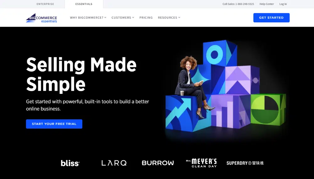 BigCommerce: Melhor construtor de sites para iniciantes em lojas online