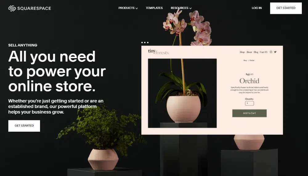 Squarespace: Çevrimiçi Mağazaya Yeni Başlayanlar İçin En İyi Web Sitesi Oluşturucu