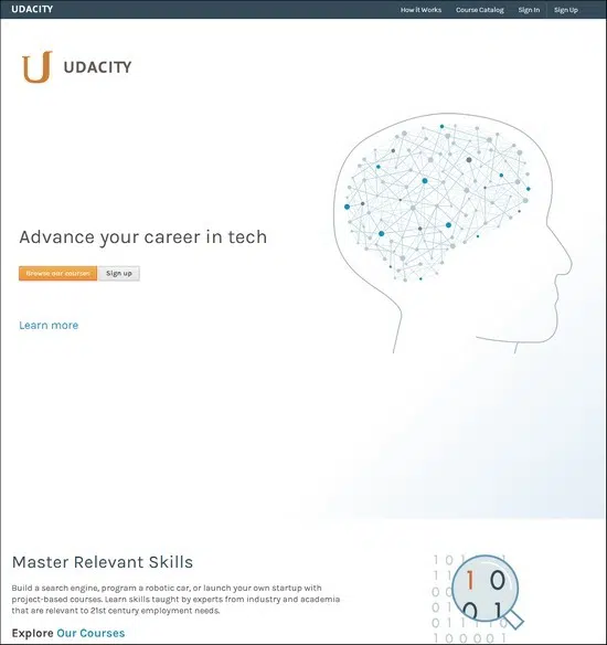 Udacity オンライン Web デザイン コースのチュートリアル