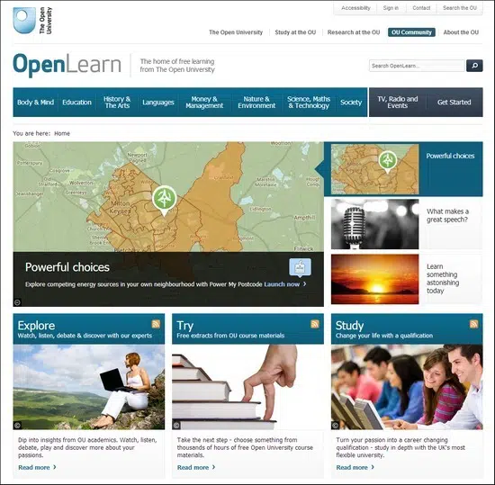 Open Learn Online-Tutorials für Webdesign-Kurse zur Verbesserung Ihres Webdesigns