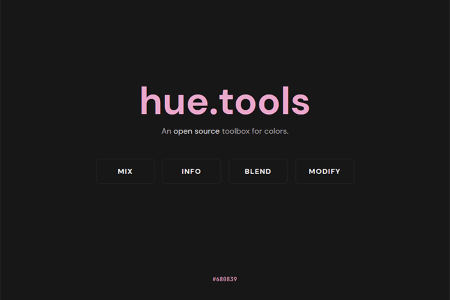 Крошечный инструмент для веб-дизайнеров hue.tools