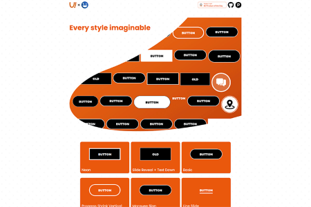 웹 디자이너 UI 버튼을 위한 아주 작은 도구