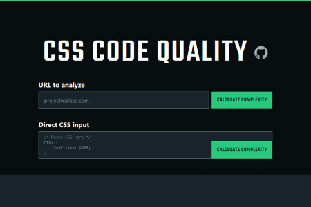 Web Tasarımcıları için Tiny Little Tool Online CSS Code Quality Analyzer