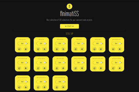 Pequena ferramenta para Web Designers AnimatiSS