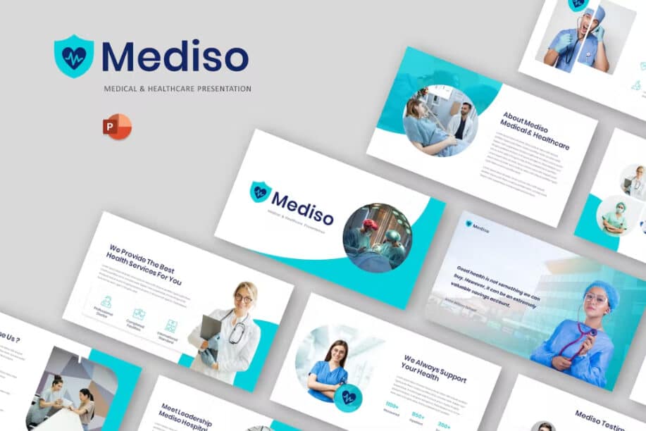 Melhor modelo de PowerPoint de enfermagem: Mediso