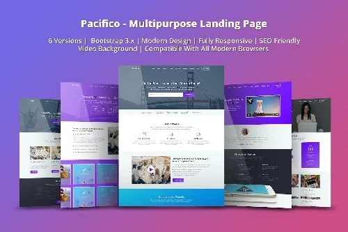 Pacifico - Mehrzweck-Landingpage