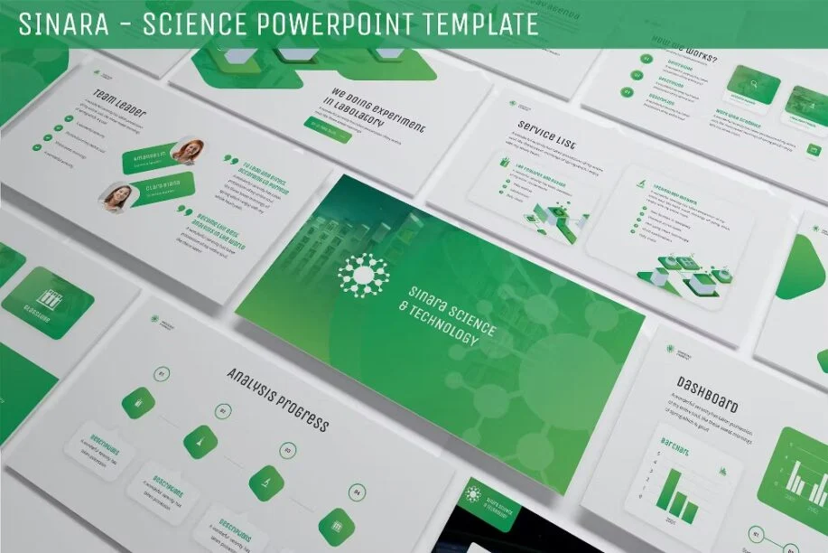 Sinara - Modèle Powerpoint scientifique