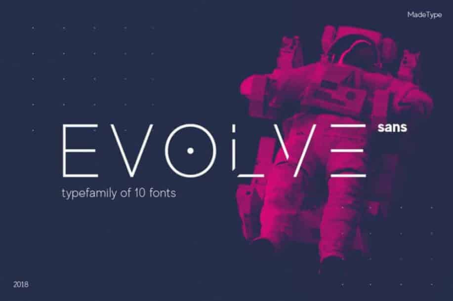 Evolve - Font modern