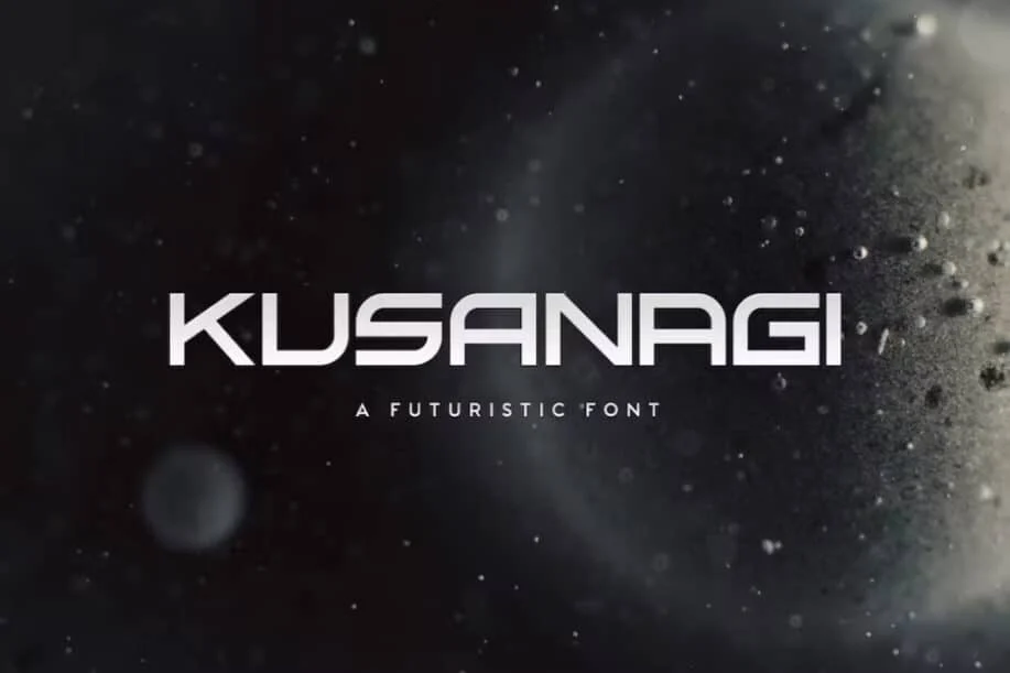 Kusanagi – Font futurist