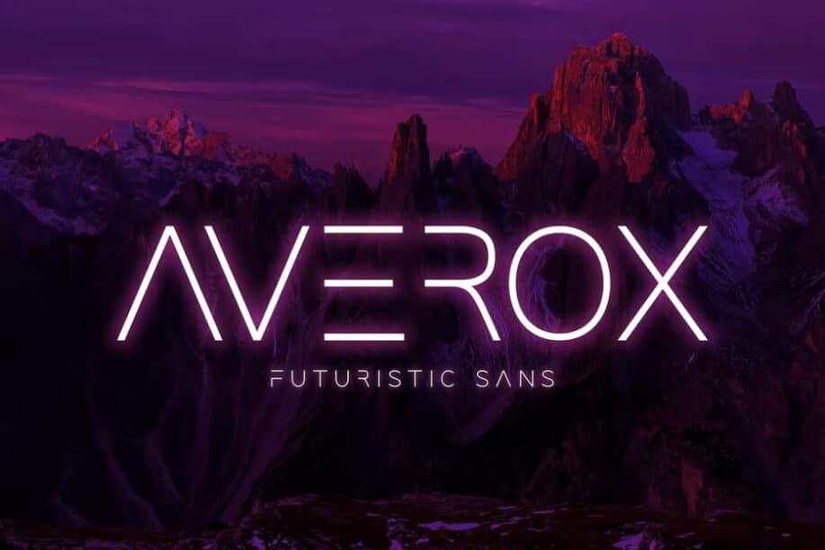 Averox – Futuristik Sans