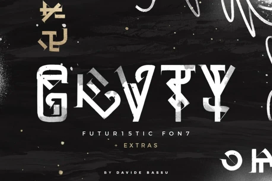 GRVTY – futurystyczna czcionka