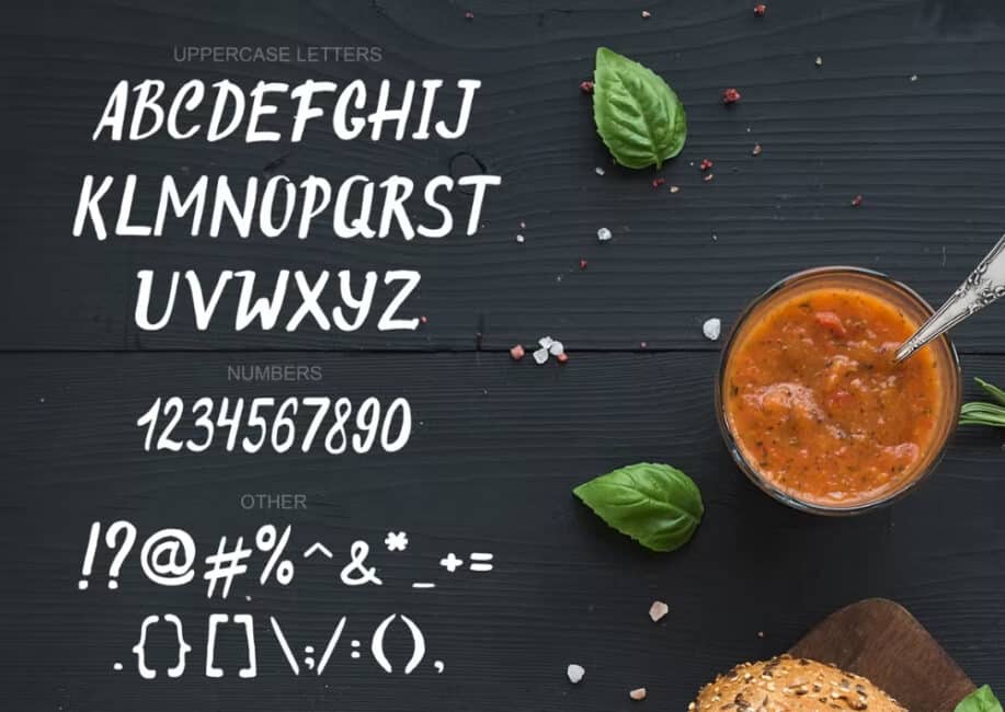 Font Burger Asli