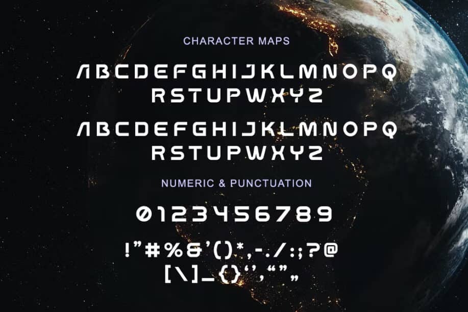 Progetto 9 - Techno Font