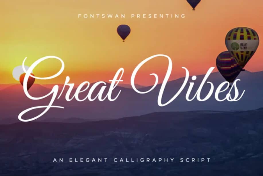 Font Great Vibes