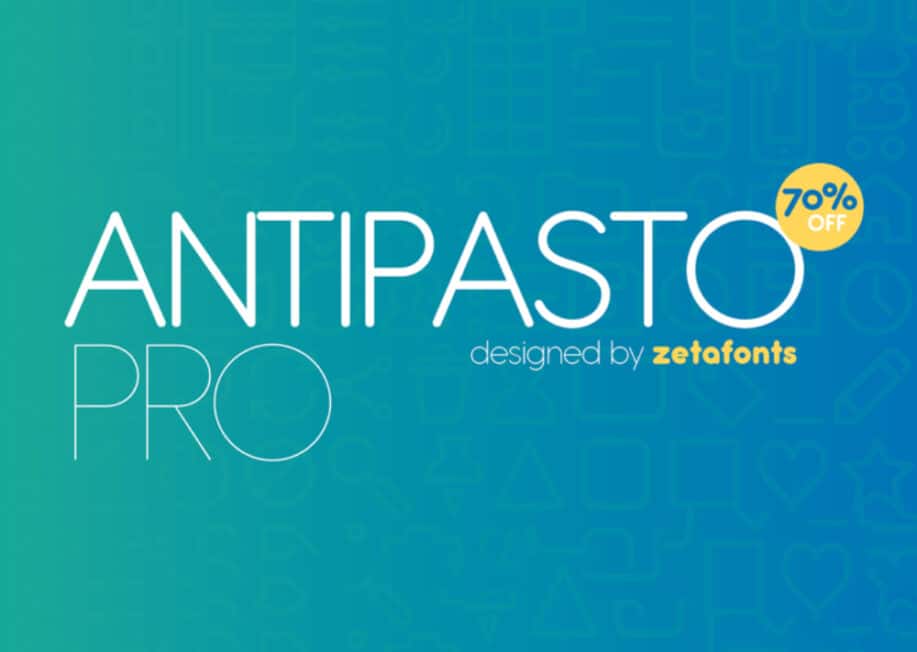 عائلة خطوط Antipasto Pro