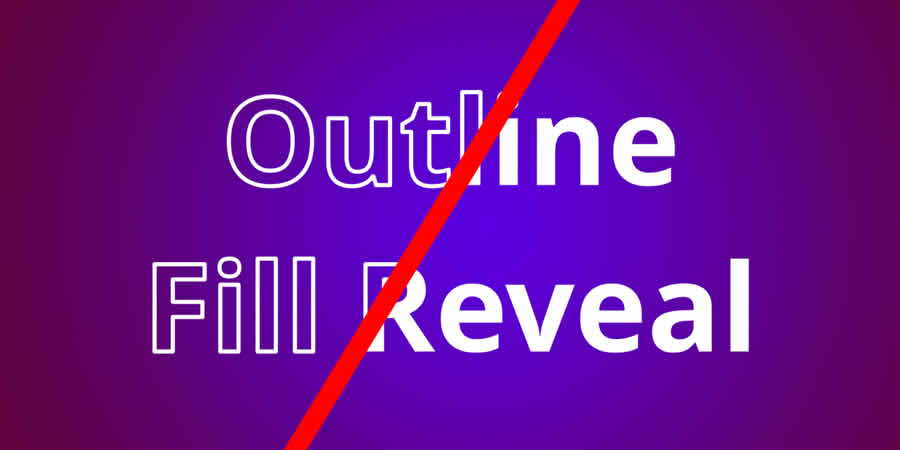 Outline Fill Reveal Title gratis davinci menyelesaikan desain gerak video template