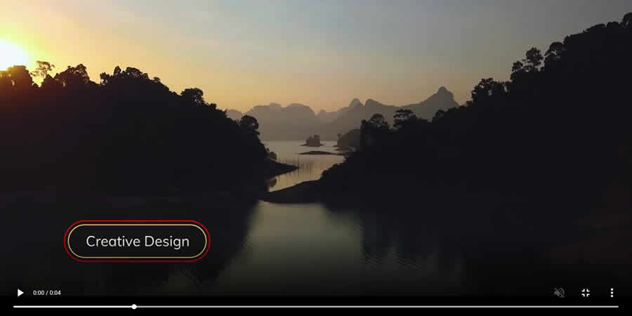 Thin Border Lower Third gratis davinci menyelesaikan desain gerak video template