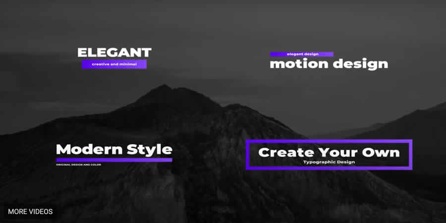 Judul gratis davinci menyelesaikan desain gerak video template