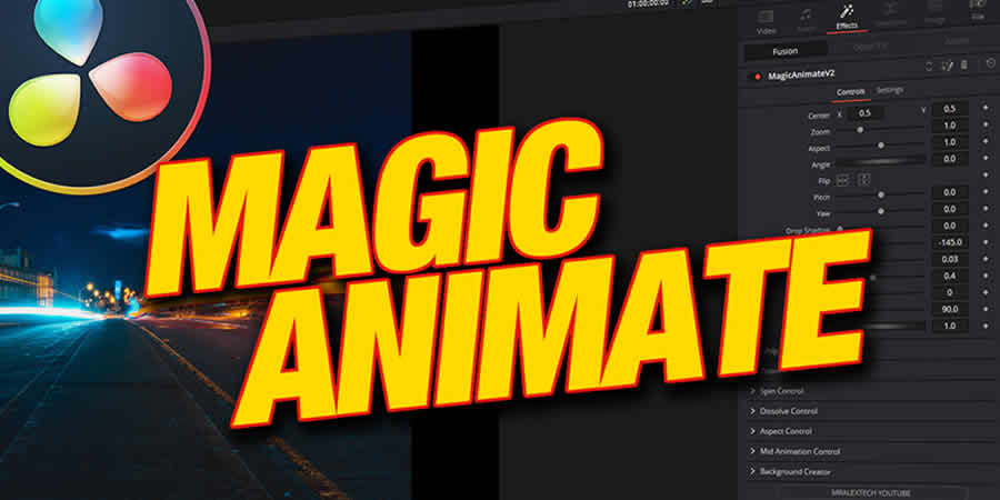 MagicAnimateV2 フリー ダヴィンチ リゾルブ テンプレート ビデオ モーション デザイン