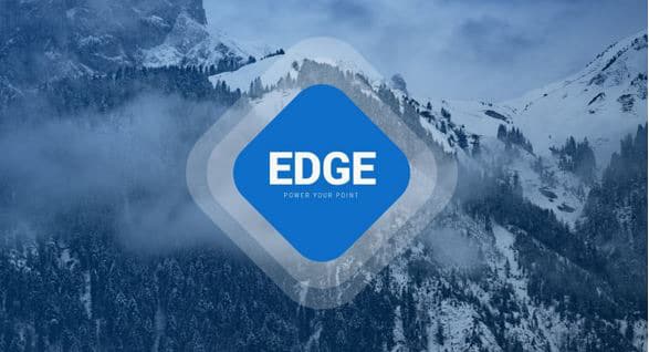 Edge - เทมเพลตสไลด์ขั้นต่ำ