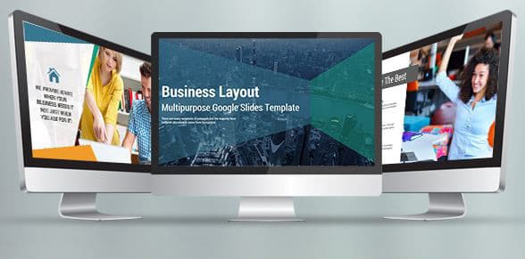 Business-Layout Mehrzweck-Google-Folien