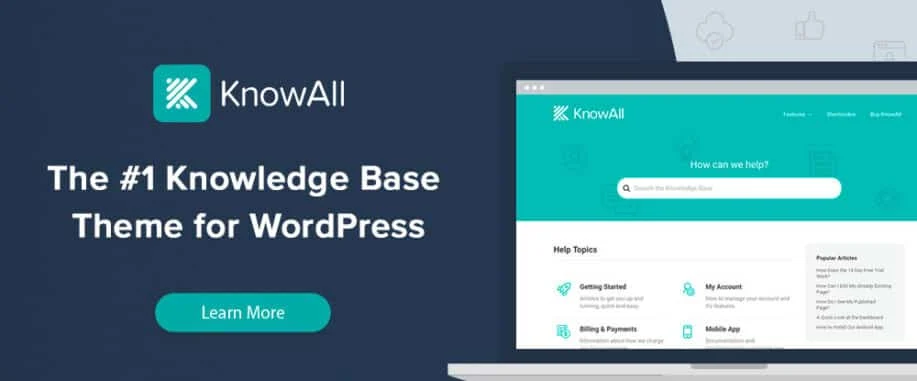 KnowAll - WordPress 지식 기반 테마