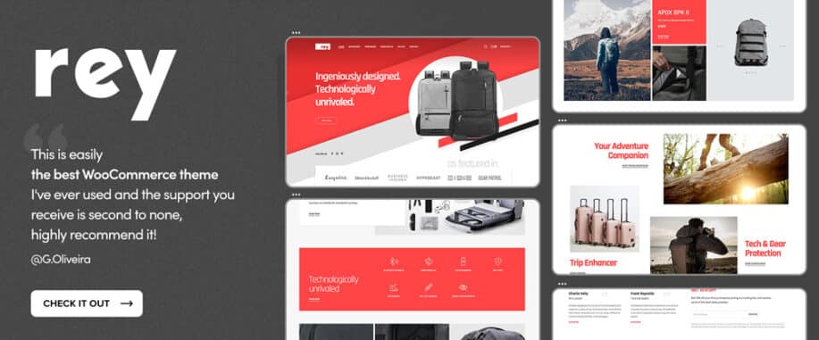 Rey - Tema WordPress WooCommerce