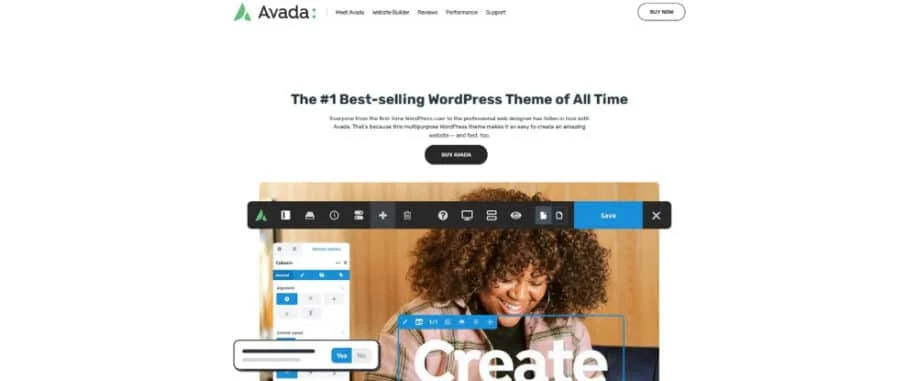 Motyw WordPress Avady