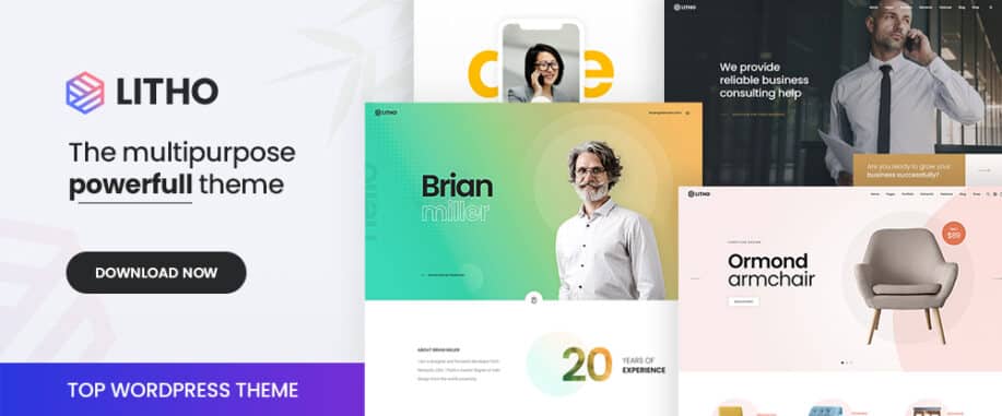 Litho – WordPress Elementor-Theme