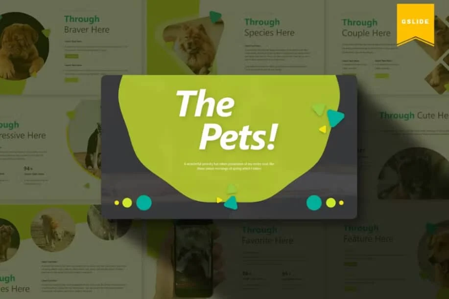 La plantilla de diapositivas de Google para mascotas