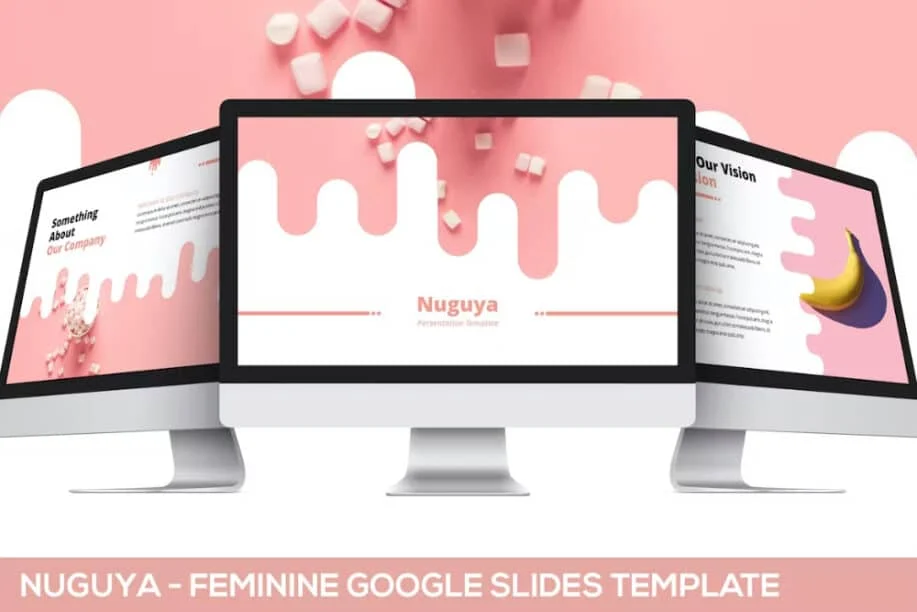 Nuguya - Șablon de prezentare Google în stil feminin