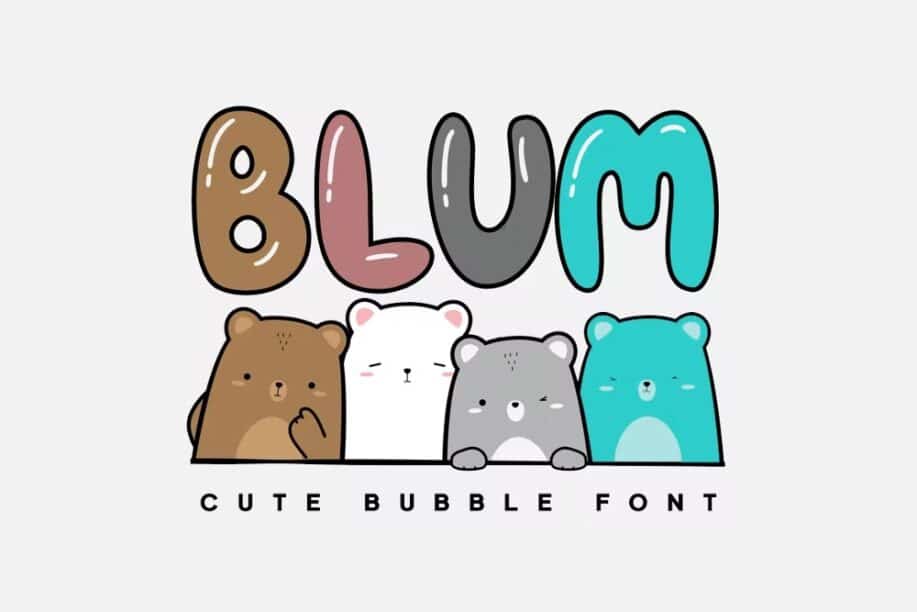 最高の吹き出しフォント - Blum